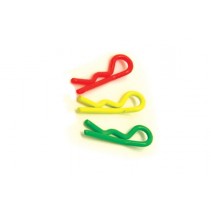 Fastrax Small Fluorescent GREEN Clips (8) FAST212FG